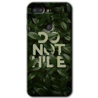 GM 9 Pro Kılıf HD Desen Baskılı Arka Kapak - Do Not Hide + Kırılmaz Cam