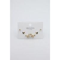 Çoklu Set Küpe - Altın