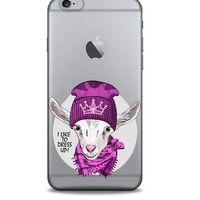 Zoologix (100) Apple Iphone 6 Plus Şeffaf Kılıf Silikon Desenli