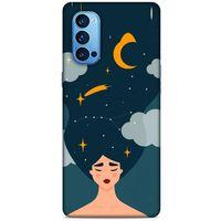 Oppo Reno 4 Pro Kılıf Depresyon (26) Tpu Silikon Kılıf Açık Kahverengi