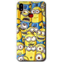Samsung Galaxy A10s Kılıf Baskılı Kapak - Minion Ordusu + 5D Tam Kaplayan Cam