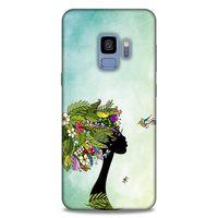 Lopard Samsung Galaxy S9 Uyumlu Kılıf Sürreal Yüzler ♀ (37) Silicone Cover Baskılı