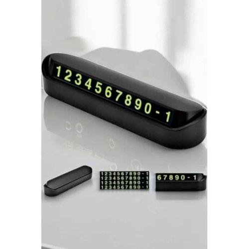 Araba Park Numaratörü Araç İçi Numaralık Değiştirilebilir Çevirmeli Mini