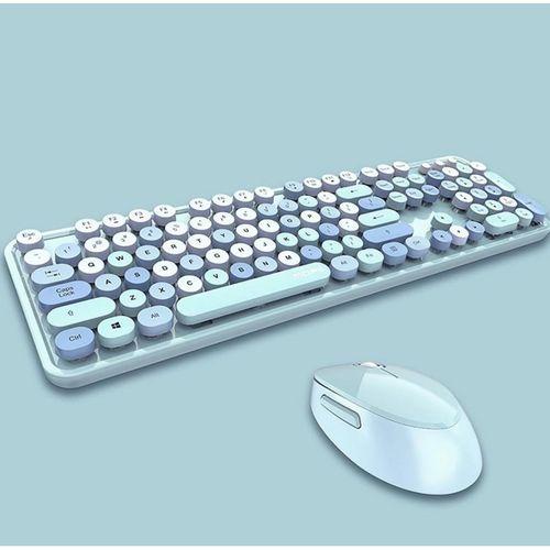 SepeteGelsin Mofii Sweet Mavi Kablosuz Klavye Mause Set