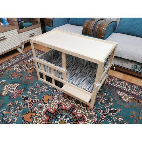 Ahşap kedi yatağı