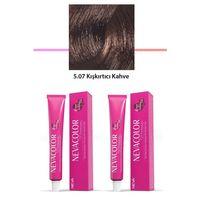 2 li Set Premium 5.07 Kışkırtıcı Kahve - Kalıcı Krem Saç Boyası 2 X 50 g Tüp