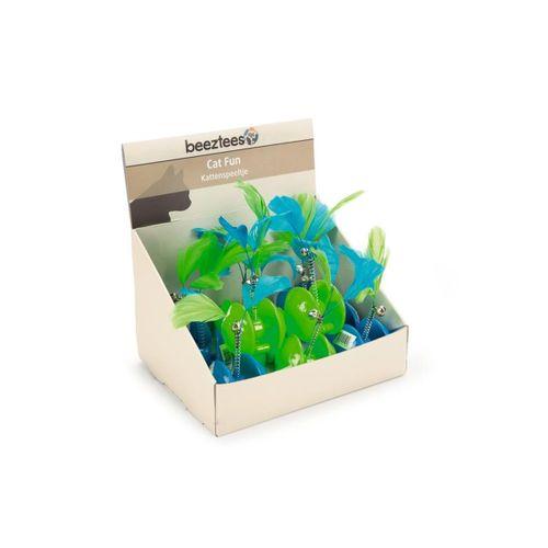 Beeztees Kedi Oyuncağı, Hareketli Tüylü Top, 5cm