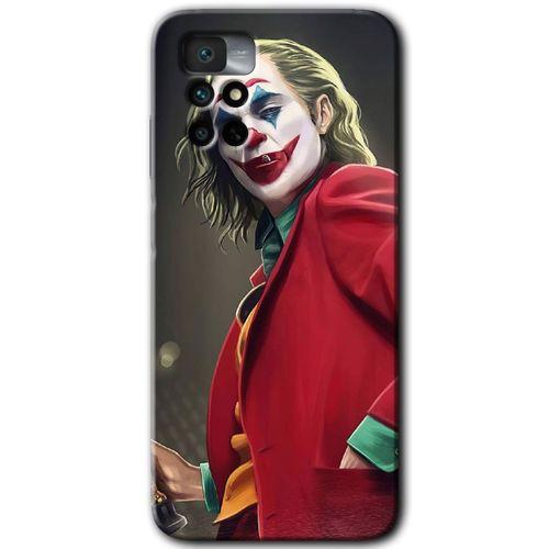 Xiaomi Redmi Note 11 4G Kılıf HD Desen Baskılı Arka Kapak+Temperli Cam - Reel Joker
