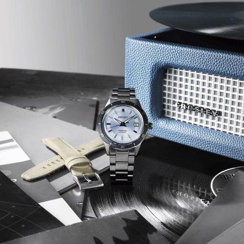 Seiko Presage SRPL19J1 Limited Edition Otomatik Çelik Gri Mavi Kadran 41 mm Erkek Kol Saati
