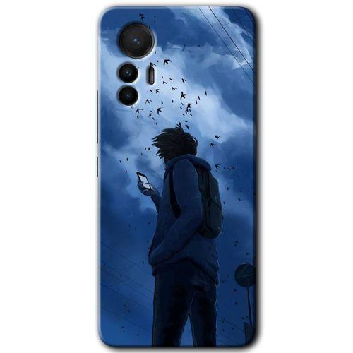 Potkal Hediye Fabrikası Xiaomi Mi 12 Lite HD Baskılı Kılıf + 9D Tam Ekran Koruyucu - Sonbahar Yalnızlığı