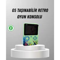 500 Oyunlu G5 Retro Mini Oyun Konsolu 3 İnç Ekran Ve Av Tv Desteği