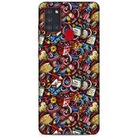 Graffitix (47) Desenli Silikon Kapak Samsung Galaxy A21s Kılıf