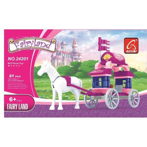 Ausini Fairland Parça Beyaz Atlı Fayton