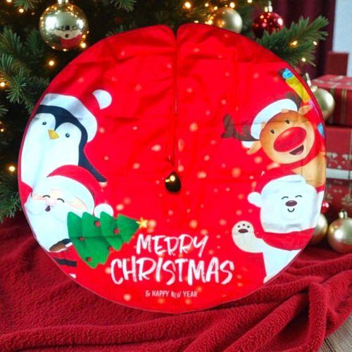 PROFESYONEL VIP KALİTE ÇAM AĞACI ETEĞİ YILBAŞI AĞACI ALTLIĞI NOEL FİGÜRLÜ 88 CM ÇAPINDA BÜYÜK MODEL