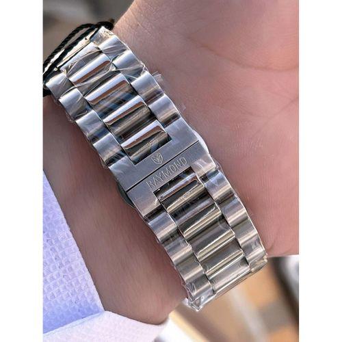 Raymond Nişan Ve Damatlara Özel Çelik Kordon 2 Yıl Garantili 5 Atm Erkek Kol Saati+Bileklik RMD.25