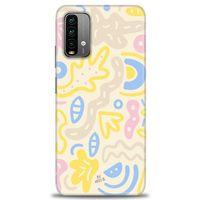Xiaomi Redmi 9T Kılıf HD Baskılı Kılıf - Krem Tonları + Tam Ekran Koruyucu