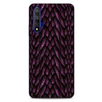Huawei P Smart S 2020 Kılıf Dragons (7) Telefon Kılıfı Ejderha Skin Bordo