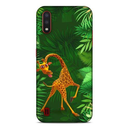 Lopard Samsung Galaxy A01 Uyumlu Kılıf GameX (38) Neo Hybrid Kılıf Zürafa