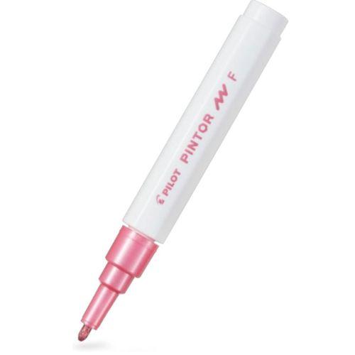 PILOT PİNTOR (M) YUVARLAK UÇ METALİK PEMBE