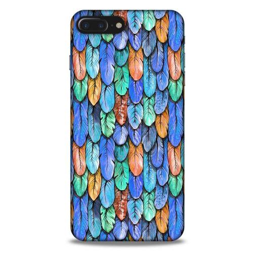 Apple Iphone 8 Plus Kılıf Desenli Özel Seri Tüyler (37) Silicone Cover