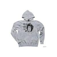 Bob Dylan Birds Gri Kapşonlu Sweatshirt Hoodie