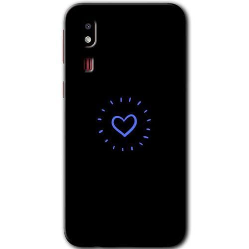 Galaxy A2 Core Kılıf HD Desen Baskılı Arka Kapak - Heart Strokes