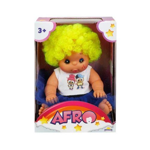 Çocuk 20040 Afro Kıvırcık Saçlı Bebek 23 cm -Sunman