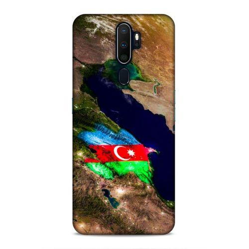 Oppo A9 2020 Uyumlu Kılıf Azarbaijan (1) Kılıfı Azerbaycan Harita