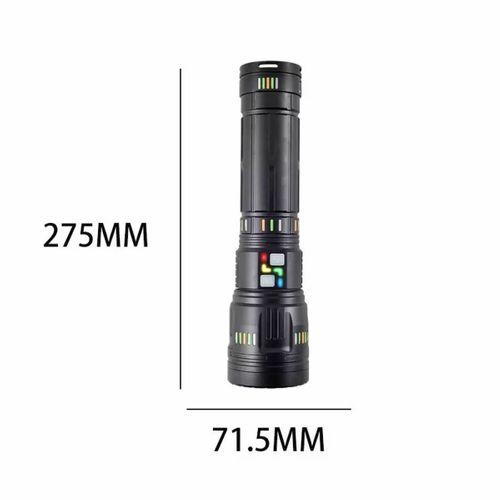 Bedotech Bd-3 60w Tg Led Alüminyum Alaşımlı Zoomlu Type-c Renkli Pil Göstergeli Şarjlı El Feneri
