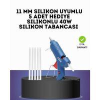 40w Sıcak Silikon Tabancası 5 Silikon Hediyeli Dayanıklı Tasarım