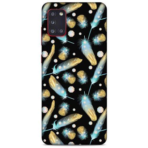 Samsung Galaxy A31 Kılıf Desenli Özel Seri Tüyler (26) Tpu Silikon Kılıf