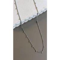 Boncuklu Zincir Kolye - Gümüş