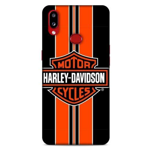 Samsung Galaxy A10s Uyumlu Kılıf Motorsiklet (36) Glitter Kılıf Harley Davidson