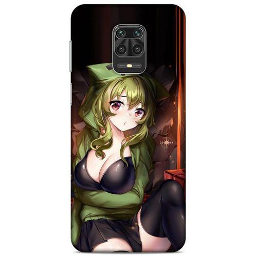 Lopard Xiaomi Redmi Note 9 Pro Uyumlu Kılıf PiXel (34) Slim Armor Kılıf TNT Anime