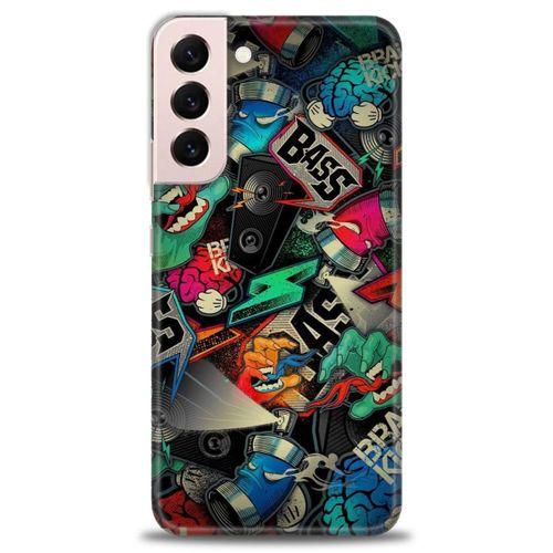 Samsung Galaxy S22 Plus Kılıf HD Baskılı Kılıf - Bass + Tam Ekran Koruyucu