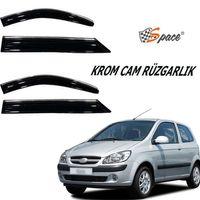 Krom Cam Rüzgarlığı 1.2Mm  Hyundai Getz 2002 4'Lü / Caru447
