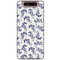 Samsung Galaxy A80 Kılıf Japonya (30) Silicone Case Japonya Ejderha Efsanesi
