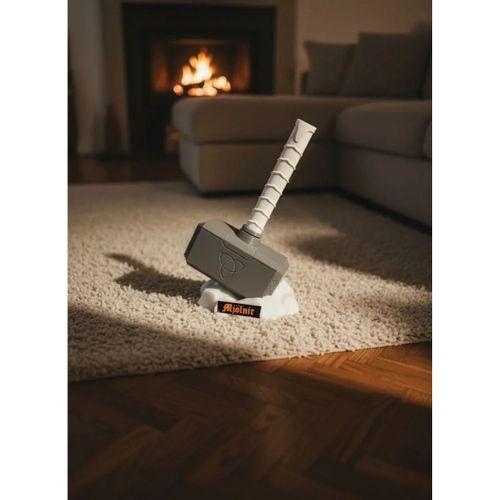 Thor Çekici Dekoratif Figür Mitolojik Ve Fantastik Ev Aksesuarı 20x34 Cm