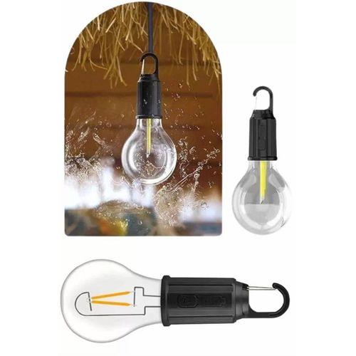 Taşınabilir Şarjlı Led Ampul Askılı Lamba Kamp Bahçe Lambası