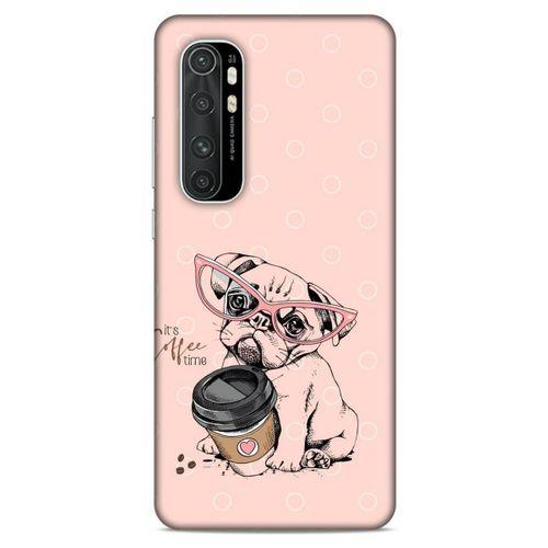 Animax Pugs COFEE Xiaomi Mi Note 10 Lite Kılıf Desenli Silikon
