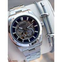 Quantum Otomatik Mekanizma Sapphire Cizilmez Cam Çelik Kordon 10 Atm Erkek Kol Saat EMG.1132.390