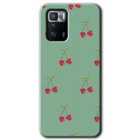 Poco x3 GT Kılıf HD Desen Baskılı Arka Kapak - Kiraz Berry