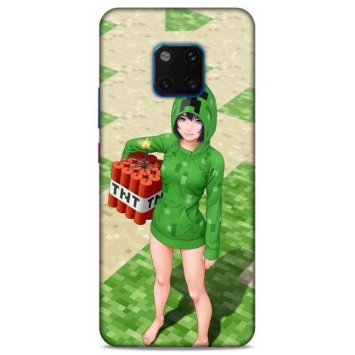 Lopard Huawei Mate 20 Pro Uyumlu Kılıf PiXel (33) Hybrid Kılıf TNT Girl