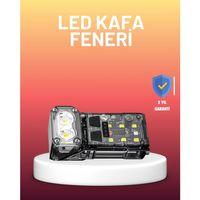 3 Fonksiyonlu Led Far El Feneri Çalışma Lambası Uzun Pil Ömürlü