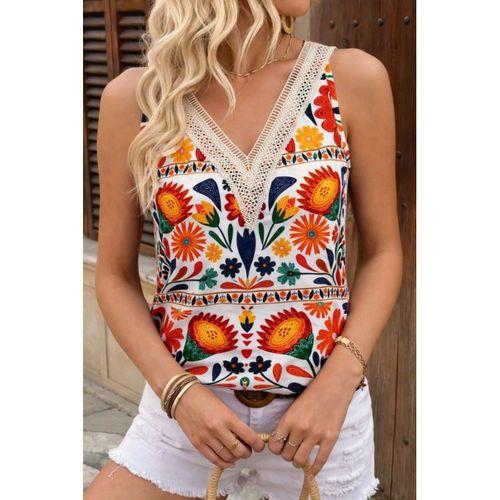 Kadın Askılı V Yaka Dantelli Süprem Bluz