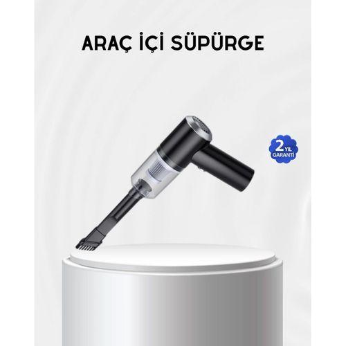 Kablosuz El Süpürgesi – Araç İçi Temizlik İçin 5500pa Güçlü Emiş, Usb Şarjlı