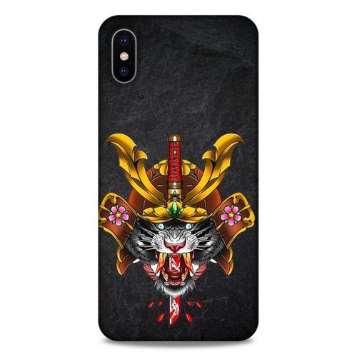 Lopard Apple iPhone XS Max Uyumlu Kılıf Tattoo's (37) Silicone Cover Siyah