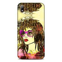 Lopard Huawei Y5 2019 Uyumlu Kılıf Sürreal Yüzler ♀ (18) Telefon Kılıfları Desenli