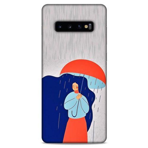 Samsung Galaxy S10 Plus Kılıf Depresyon (6) Silikon Kılıf Su Yeşili