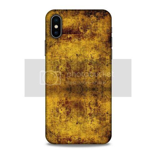 Paslı Renkler Gold Apple iPhone XS Kılıf